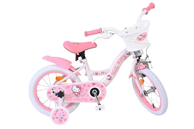 Rower dziecięcy Hello Kitty dla dziewczynek, 14 cali, różowy