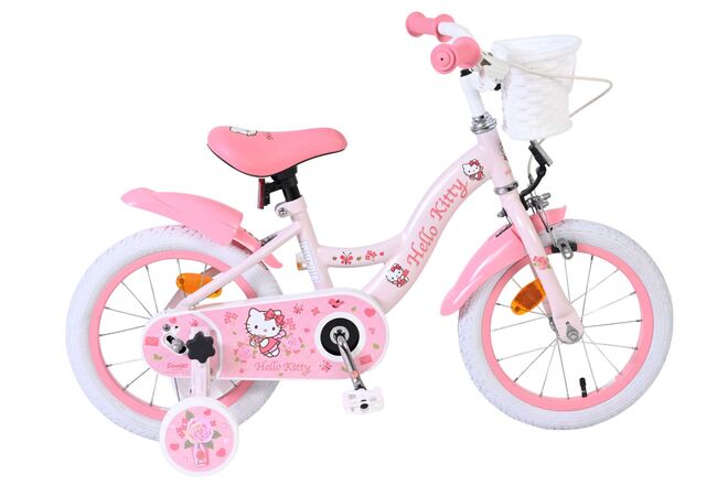 Rower dziecięcy Hello Kitty dla dziewczynek, 14 cali, różowy