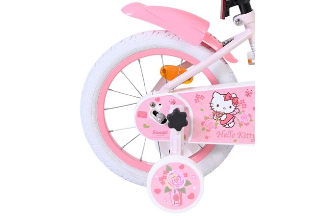 Rower dziecięcy Hello Kitty dla dziewczynek, 14 cali, różowy