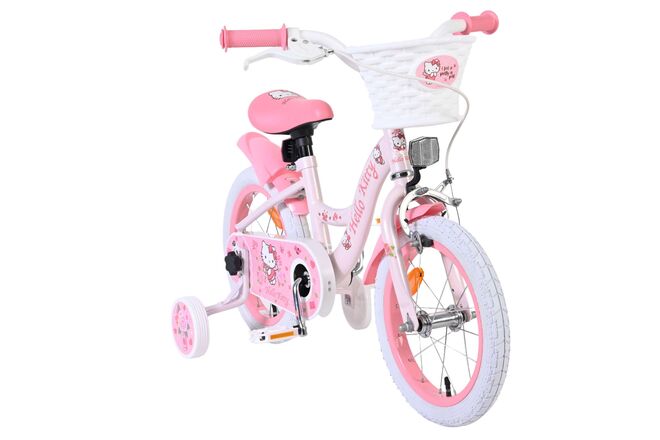 Rower dziecięcy Hello Kitty dla dziewczynek, 14 cali, różowy