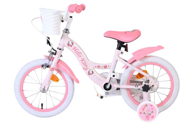 Rower dziecięcy Hello Kitty dla dziewczynek, 14 cali, różowy