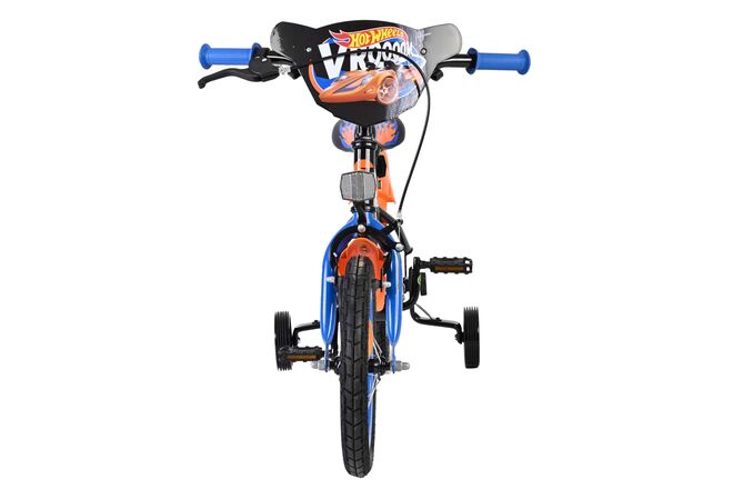 Hot Wheels Kinderfiets - Jongens - 14 inch - Zwart Oranje Blauw