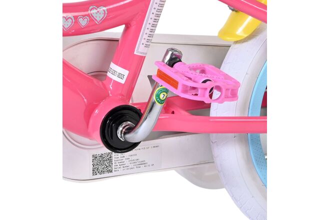 Peppa Kinderfiets - Meisjes - 12 inch - Roze