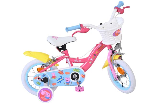Peppa Pig Kinderfiets - Meisjes - 12 inch - Roze - Twee handremmen