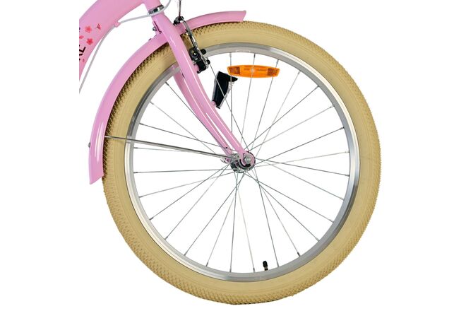 Volare Blossom Kinderfiets - Meisjes - 24 inch - Roze - Twee handremmen