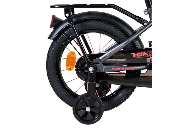 Volare Thombike Kinderfiets - Jongens - 14 inch - Oranje/Grijs