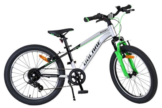 Volare Boost Kinderfiets - 20 inch - 7 Speed - Zilver/Groen