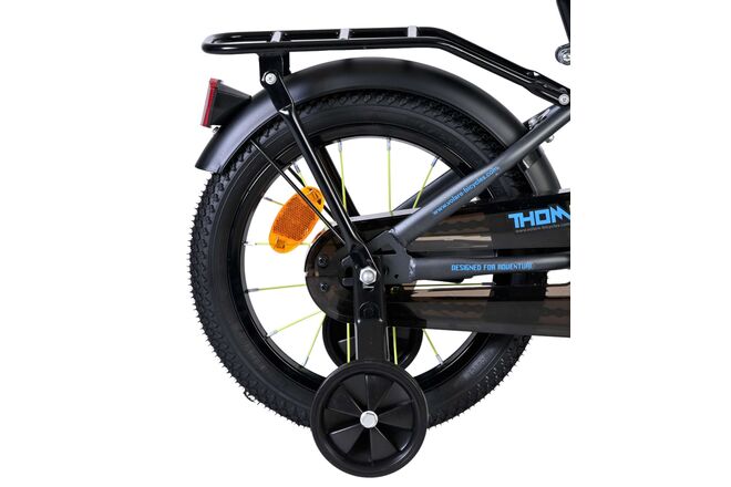 Rower dziecięcy Volare Thombike dla chłopców, 14 cali, niebieski/szary