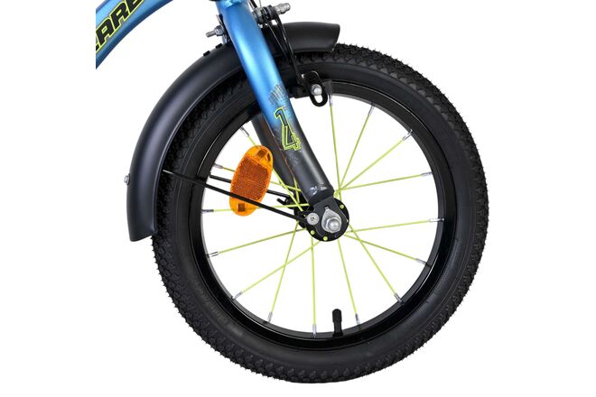 Rower dziecięcy Volare Thombike dla chłopców, 14 cali, niebieski/szary