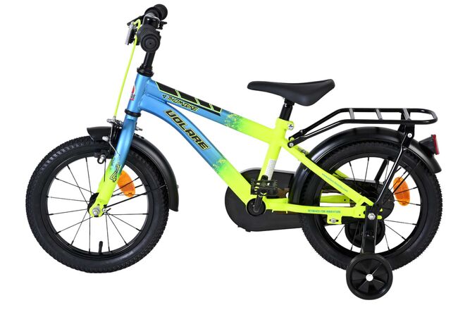 Volare Thombike Kinderfahrrad - Jungen - 14 Zoll - Blau/Gelb
