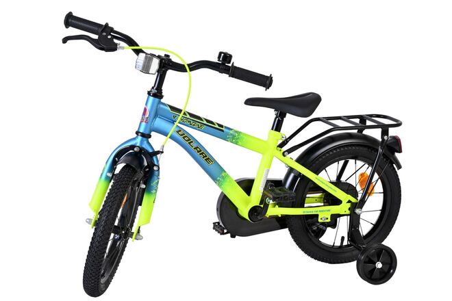 Volare Thombike Kinderfahrrad - Jungen - 14 Zoll - Blau/Gelb