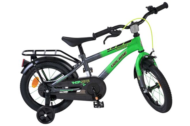 Volare Thombike Kinderfiets - Jongens - 14 inch - Groen/Grijs