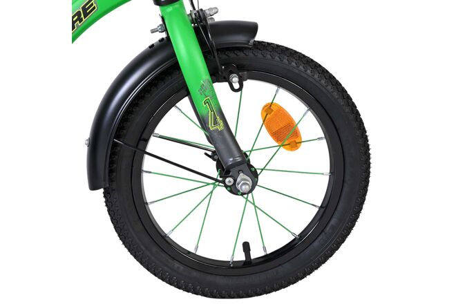 Volare Thombike Kinderfiets - Jongens - 14 inch - Groen/Grijs