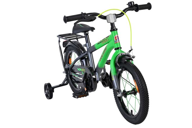Volare Thombike Kinderfiets - Jongens - 14 inch - Groen/Grijs
