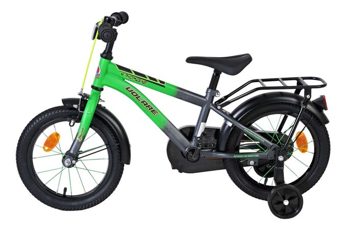 Volare Thombike Kinderfiets - Jongens - 14 inch - Groen/Grijs