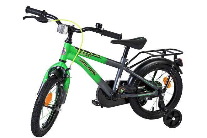 Volare Thombike Kinderfiets - Jongens - 14 inch - Groen/Grijs