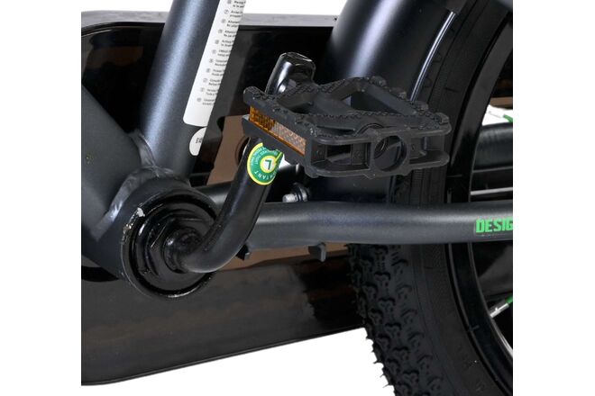 Volare Thombike Kinderfiets - Jongens - 14 inch - Groen/Grijs