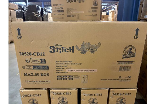 Disney Stitch Kinderfiets - Meisjes - 12 inch - Roze