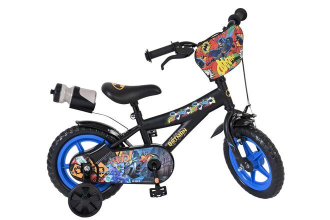 Batman Kids Bike - Boys - Mag Wheels - 12 inch - Black