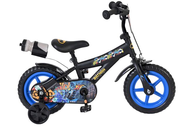 Batman Kids Bike - Boys - Mag Wheels - 12 inch - Black