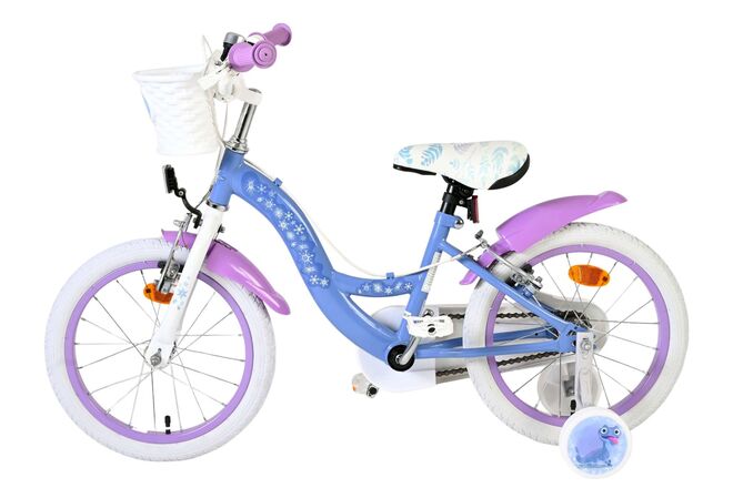 Disney Frozen 2 Kinderfiets - Meisjes - 16 inch - Blauw/Paars - Twee handremmen