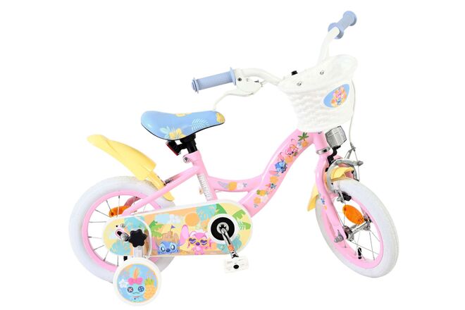 Disney Stitch Kinderfiets - Meisjes - 12 inch - Roze