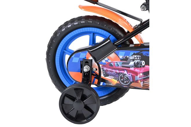 Hot Wheels Kids Bike - Boys - Mag Wheels - 12 inch - Black