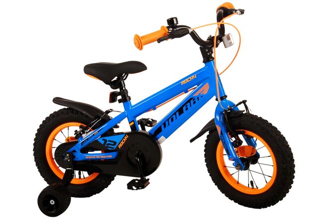 Volare Rocky Children's Bicycle - Boys - 12 inch - Blue - Two handbrakes