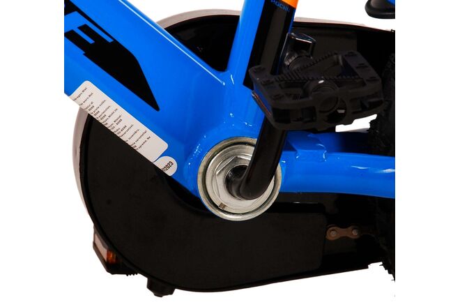 Volare Rocky Children's Bicycle - Boys - 12 inch - Blue - Two handbrakes