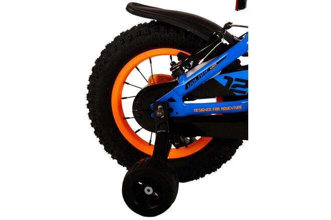 Volare Rocky Children's Bicycle - Boys - 12 inch - Blue - Two handbrakes