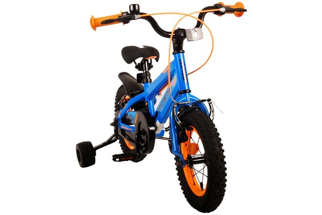 Volare Rocky Children's Bicycle - Boys - 12 inch - Blue - Two handbrakes