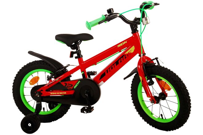 Volare Rocky Children's Bicycle - Boys - 14 inch - Red - Two handbrakes