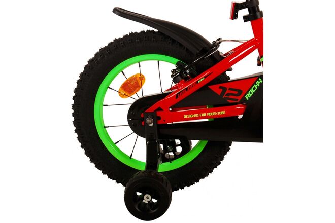 Volare Rocky Children's Bicycle - Boys - 14 inch - Red - Two handbrakes