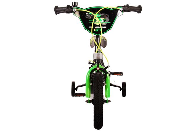 Volare Super GT Children's Bicycle - Boys - 12 inch - Green - Two hand brakes