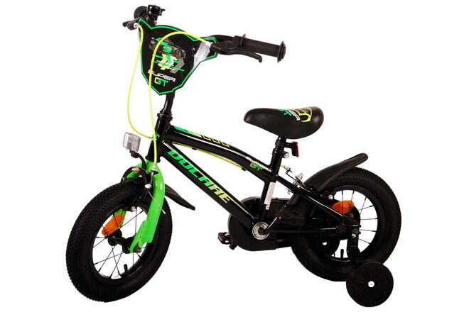 Volare Super GT Children's Bicycle - Boys - 12 inch - Green - Two hand brakes