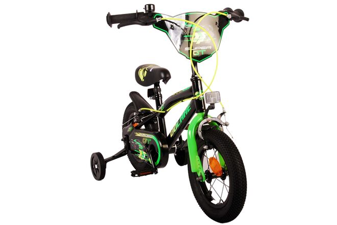 Volare Super GT Children's Bicycle - Boys - 12 inch - Green - Two hand brakes