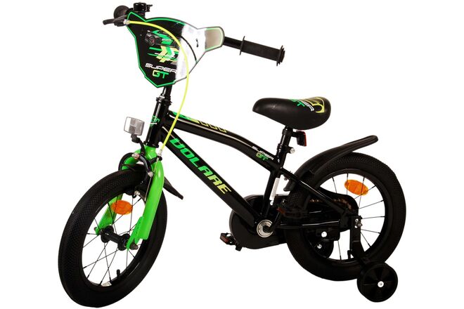 Volare Super GT Children's bike - boys - 14 inch - Green - Two hand brakes