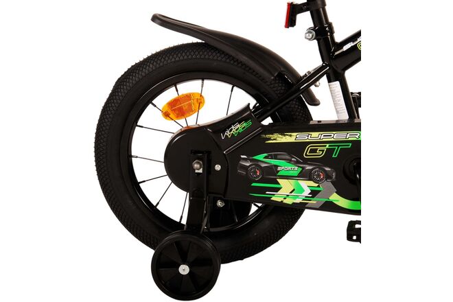 Volare Super GT Children's bike - boys - 14 inch - Green - Two hand brakes