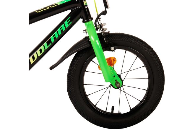 Volare Super GT Children's bike - boys - 14 inch - Green - Two hand brakes
