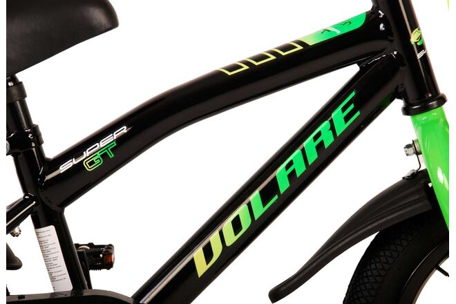 Volare Super GT Children's bike - boys - 14 inch - Green - Two hand brakes