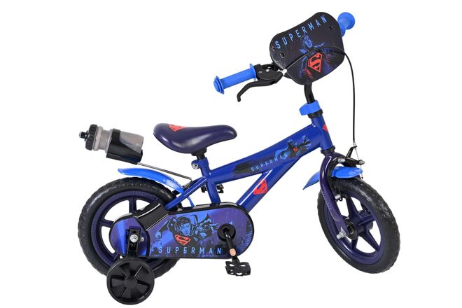 Superman Kids' Bike - Boys - Mag Wheels - 12 inch - Blue