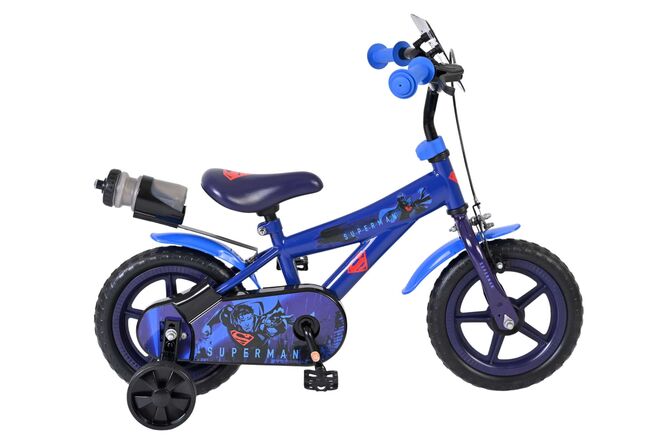 Superman Kids' Bike - Boys - Mag Wheels - 12 inch - Blue