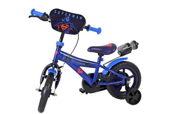 Superman Kids' Bike - Boys - Mag Wheels - 12 inch - Blue