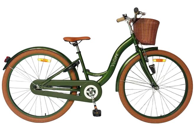 Volare Ashley Children's Bicycle - Girls - 24 inch - Green - Nexus 3