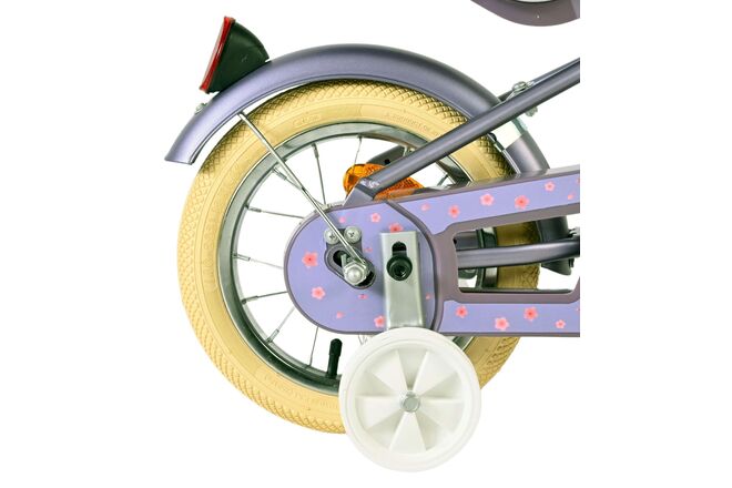 Volare Blossom Kinderfahrrad - Mädchen - 12 Zoll - Lila