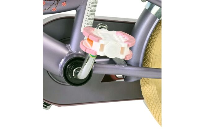 Volare Blossom Kinderfahrrad - Mädchen - 12 Zoll - Lila