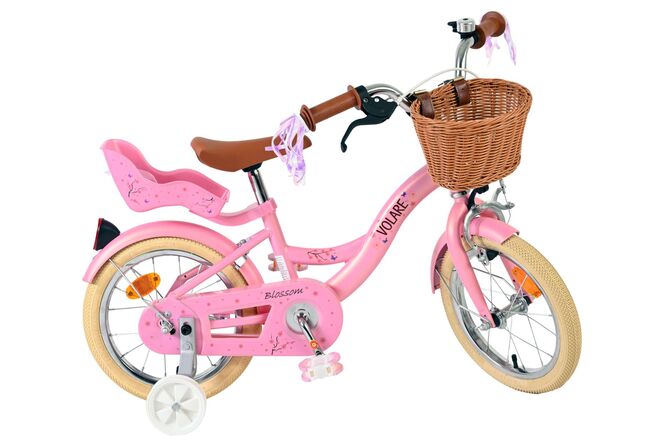 Volare Blossom Kinderfiets - Meisjes - 14 inch - Roze