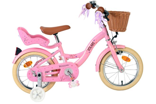 Volare Blossom Kinderfiets – Meisjes – 14 inch – Roze