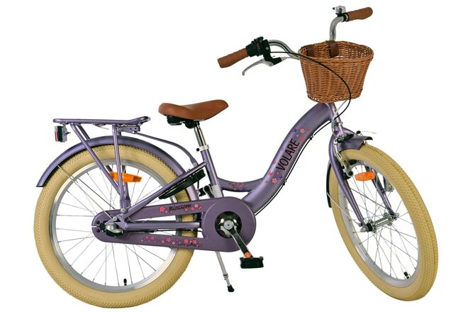 Volare Blossom Kinderfahrrad - Mädchen - 20 Zoll - Lila - Nexus 3 Gänge