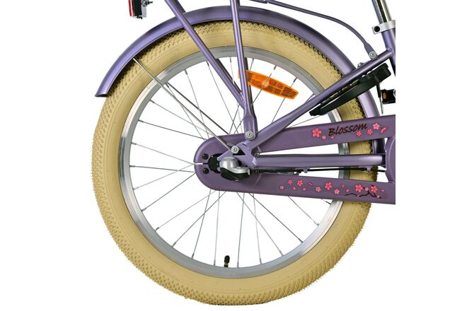 Volare Blossom Kinderfahrrad - Mädchen - 20 Zoll - Lila - Nexus 3 Gänge